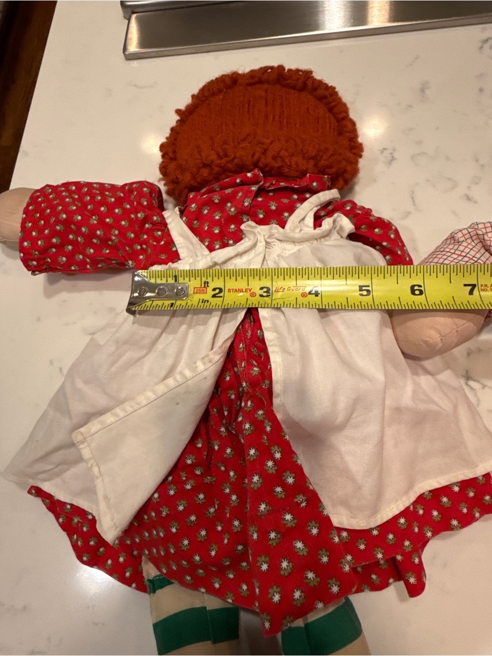 Vintage Raggedy Ann & Andy Style Handmade Cloth Dolls Country Farmhouse Decor - Picture 16 of 16
